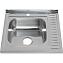 Мойка кухонная MELANA 6060 006/2 L (*10) 60х60см хром