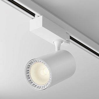 Трековый светильник Maytoni Vuoro TR029-3-20W3K-S-W 20Вт LED белый для трёхфазного трека