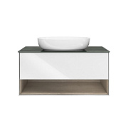 Тумба под раковину подвесная KERAMA MARAZZI Plaza Modern PLB.M.100.1\WHT 448х100х51,1см