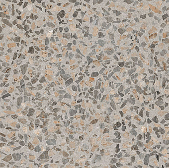 Лаппатированный керамогранит VITRA Terrazzo-X K949768LPR01VTE0 тёмный 60х60см 1,44кв.м.