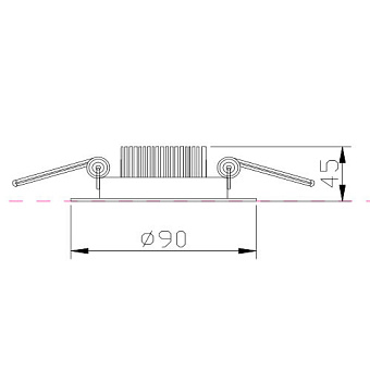 Светильник точечный встраиваемый Maytoni Zen DL038-2-L7B 7Вт LED