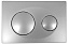 Панель смыва Azario AZ-8200-0010 хром матовый