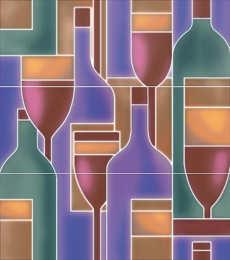 Декор KERAMA MARAZZI Карминьяно OS\A299\3X\15079 разноцветный 40х45см 0,54кв.м.