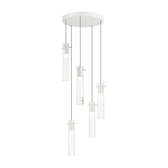 Люстра каскадная Odeon SCROW 5058/25LB 25Вт 5 лампочек LED