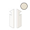 Плитка для ступеней Atlas Concord Италия Prism A5SL Cotton Battiscopa Sag.Dx 7,2х30см 0,259кв.м. сатинированная