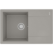 Мойка кухонная LEMARK IMANDRA 760 9910027 50х76см грей