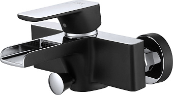 Смеситель для ванны D&K BerlinTechnische DA1433515 чёрный/хром