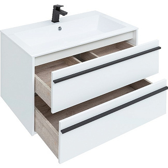Тумба под раковину подвесная AQUANET Lino 253904 49,5х89х53см