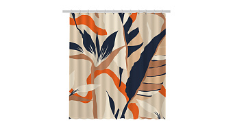 Шторка для ванной FIXSEN Terra FX-2520 200х180см бежевый