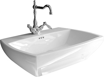 Раковина на пьедестале ArtCeram Jazz JZL004 01 00 70х48см