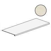 Плитка для ступеней Atlas Concord Италия Marvel Dream AO7L Bianco Fantastico Scalino Lapp 150х37,5см 0,563кв.м. лаппатированная