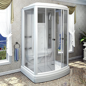 Душевая кабина RADOMIR Диана 1-05-1-0-0-0620 108х140х227см стекло прозрачное