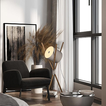Торшер на треноге Loft It Bobbin 10245F White 40Вт E27