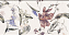 Декор MAINZU Aquarel PT03018 Decor Daria 30х15см 0,99кв.м.