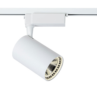 Трековый светильник Maytoni Vuoro TR003-1-17W3K-W 15Вт LED белый для однофазного трека