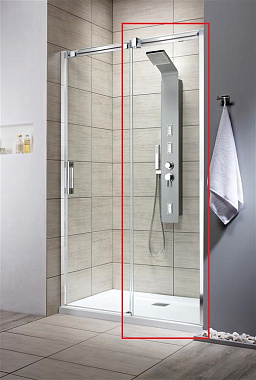 Правая стенка душевого угла RADAWAY Espera 380210-01R 200х45см стекло прозрачное