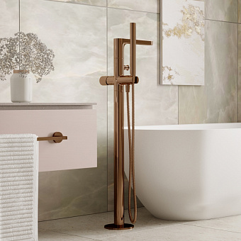 Смеситель для ванны WASSERKRAFT Paar 8800 8821 розовое золото