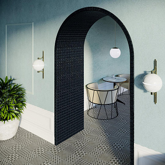 Декор KERAMA MARAZZI Фреджио VT\A297\SG1544N черно-белыйx 20х20см 0,64кв.м.