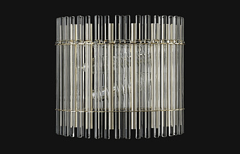 Бра CRYSTAL LUX AURELIO AURELIO AP2 GOLD+CHROME/TRANSPARENT 80Вт E14