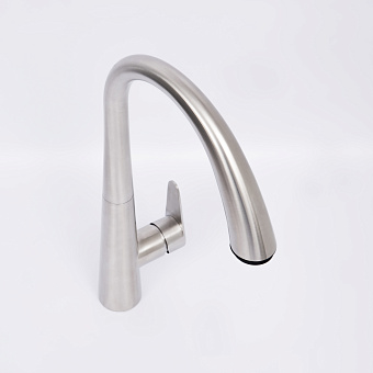 Смеситель для кухни WASSERKRAFT A8617 выдвижной излив серый