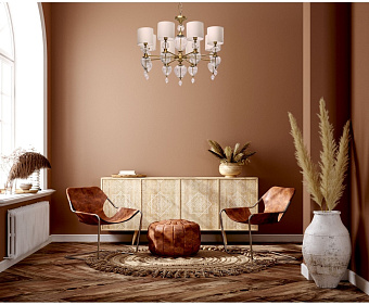 Люстра потолочная Chiaro Оделия 619011408 320Вт 8 лампочек E27