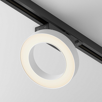Трековый светильник Maytoni Rim TR044-1-12W3K-W 12Вт LED белый для однофазного трека