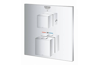 Смеситель для ванны GROHE Grohtherm Cube 24155000 хром