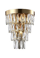Бра CRYSTAL LUX ABIGAIL ABIGAIL AP3 GOLD/TRANSPARENT 180Вт E14
