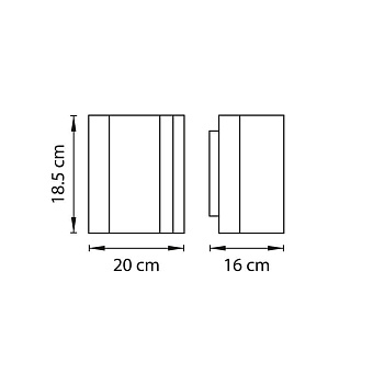 Светильник настенный Lightstar Nubi Legno 802615 40Вт E27