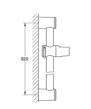 Штанга для душа GROHE 28620000 хром