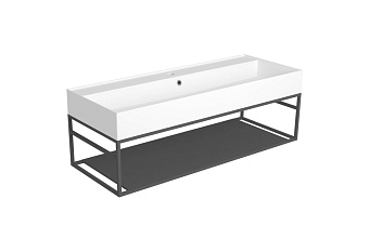 Консоль под раковину SIMAS Agile AGSS121 чёрный матовый