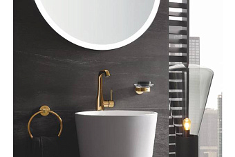 Держатель туалетной бумаги GROHE Essentials 40369GL1 золото