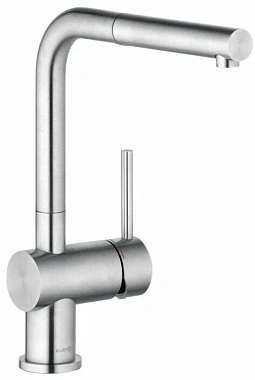 Смеситель для кухни KLUDI L Steel 45851F877 традиционный излив сталь