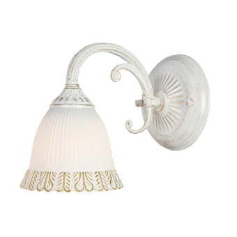Бра Eurosvet Campina 60107/1 белый с золотом 60Вт E27