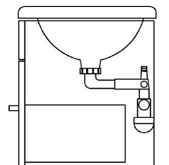 Сифон для раковины бутылочный Акватон 1A175905XX000