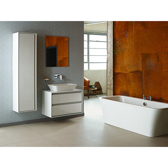Столешница IDEAL STANDARD CONNECT AIR E0849B2 ДСП 44,2х80,4см glossy white + matt white