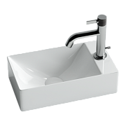 Раковина накладная Ceramica Nova ELEMENT CN5007 37,5х21,5см