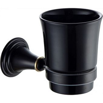 Стакан в ванную FIXSEN Luksor FX-71606B золото/чёрный