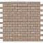 Керамическая мозаика Atlas Concord Италия MARVEL STONE AS4M Desert Beige Mosaico Burattato 29,8х29,8см 0,54кв.м.