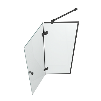 Стеклянная шторка на ванну D&K Matrix DG1109025 1400х900см