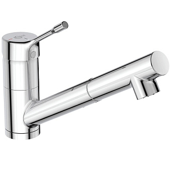 Смеситель для кухни IDEAL STANDARD CERALOOK BC294AA выдвижной излив хром