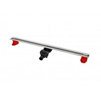 Щелевой душевой трап BERGES SUPER Slim 1200 123х31,2см горизонтальный сток