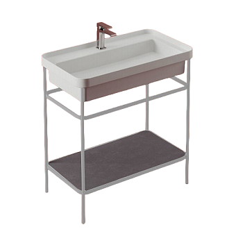 Консоль под раковину ArtCeram Fuori Scala ACA056 05 белый