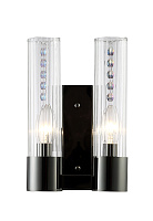 Бра CRYSTAL LUX OTONO OTONO AP2 BLACK CHROMIUM/TRANSPARENTE 80Вт E14