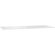 Столешница VITRA Origin 65731 Стекло 48х120,5см белый