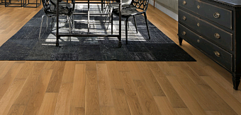 Паркетная доска KARELIA Essence дуб OAK 4 STORY 138 GRAIN BROWN 10110748A6155111 1116х138х14мм 1,23кв.м 1-полосная