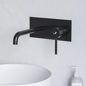 Смеситель для душа RGW Shower Panels 51140545-04 SP-45-11B чёрный