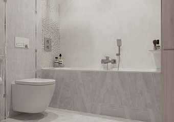 Декор BERYOZA CERAMICA Toscana 608776 Adele графитовый 30х60см 1,62кв.м.