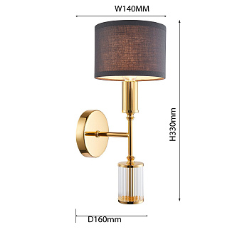 Бра Favourite Laciness 2609-1W 40Вт E14