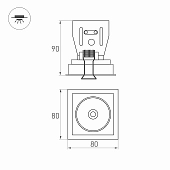 Светильник карданный Arlight CL-Simple 026875 9Вт LED